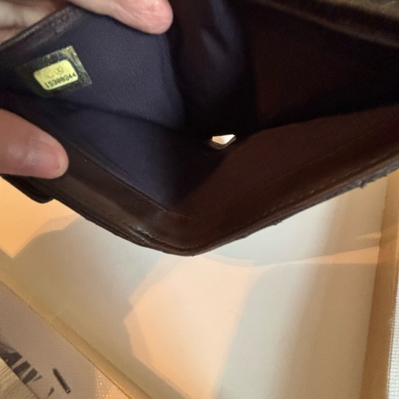 Authentic Chanel Classic French Flap Wallet Quilted Leather w/Silver Hardware - Picture 5 of 5